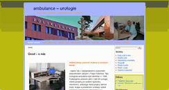 Desktop Screenshot of ambulance-urologie.cz